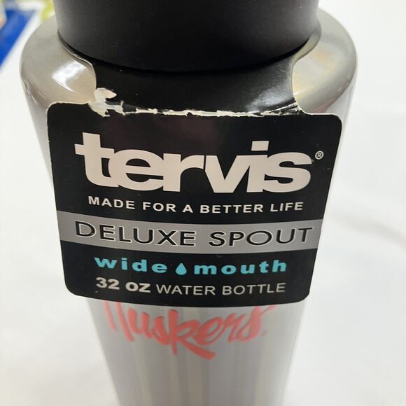 Nebraska Huskers Tervis 32oz. Stainless Steel All In Wide Mouth Water Bottle - Picture 11 of 12